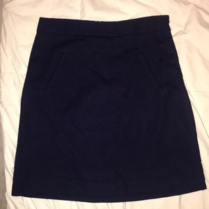 navy blue skirt